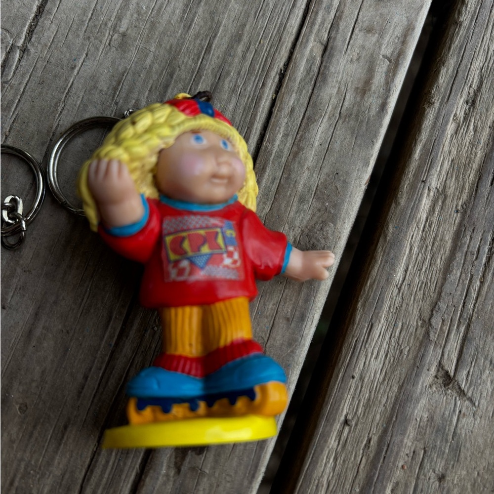 Vintage cabbage patch and Barbie Colorful Kids Toy Keychain
